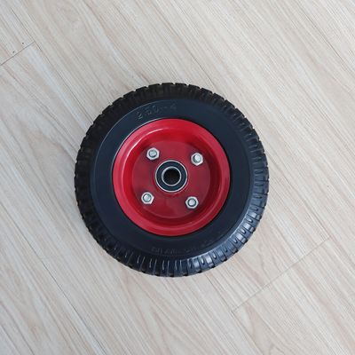 250-4 metal Rim Wheel Barrow rueda de goma del neumático neumático de la carretilla de la mano de 8 pulgadas