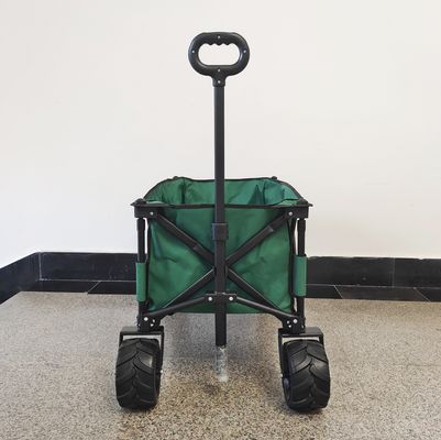 Carro que acampa de la cubierta de Oxford del paño de playa del marco metálico plegable doble del carro