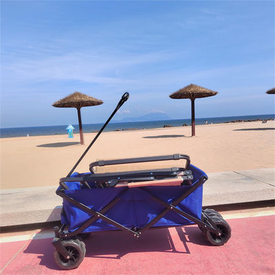 Las ruedas de la PU cargan el carro plegable rodado plegable al aire libre de la plataforma del carro que acampa 70kg