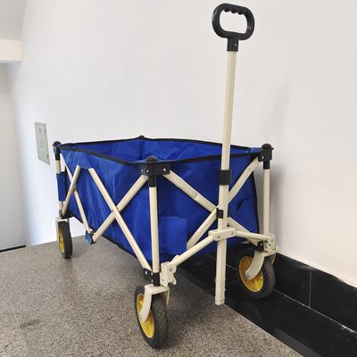 Carretilla para uso general resistente plegable plegable de la mano de la manija retractable de las ruedas del carro cuatro del carro
