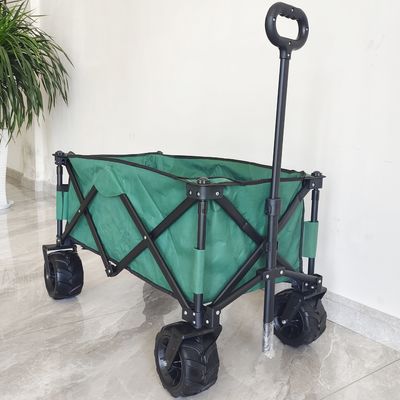 La PU ancha que lleva fácil al aire libre del carro que acampa 140LB rueda el carro plegable plegable