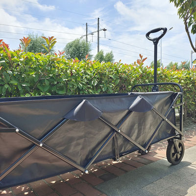 Ruedas grandes del PVC del carro cuatro extendidos del plegamiento de la capacidad del carro de la comida campestre que acampan plegable