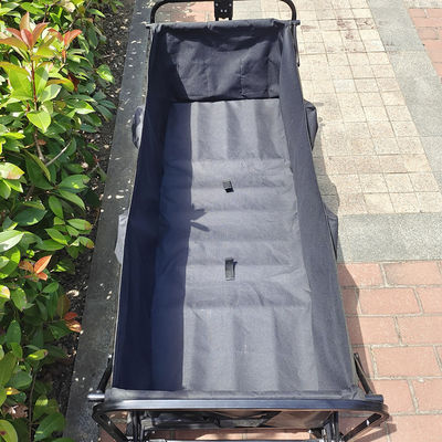 Ruedas grandes del PVC del carro cuatro extendidos del plegamiento de la capacidad del carro de la comida campestre que acampan plegable