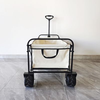 la PU del carro del plegamiento de 600D que acampa Oxford rueda el cuerpo extendido plegable ajustable del carro de playa