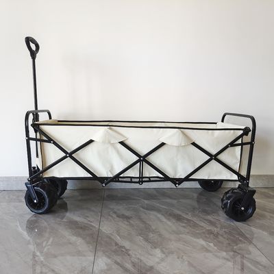 la PU del carro del plegamiento de 600D que acampa Oxford rueda el cuerpo extendido plegable ajustable del carro de playa