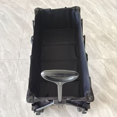 Wonderfold playa plegable al aire libre carro de campamento ajustable mango ruedas anchas