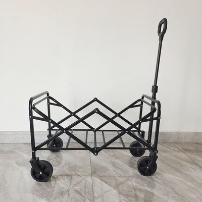 Carruaje plegable de acero para exteriores Mini Camping con manillares ajustables