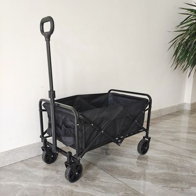 Carruaje plegable de acero para exteriores Mini Camping con manillares ajustables