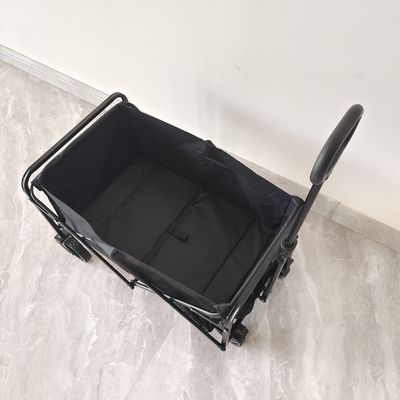 Carruaje plegable de acero para exteriores Mini Camping con manillares ajustables