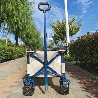 Camión plegable de la playa con rodillo de acero pesado