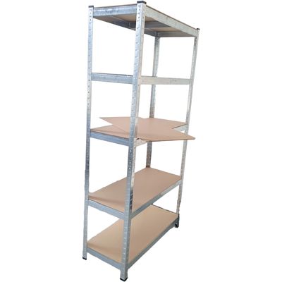 Estantes de 5 niveles Estantes de metal ajustables Multipurpose sin pernos 180x90x40CM