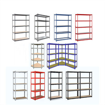 Estantes de 5 niveles Estantes de metal ajustables Multipurpose sin pernos 180x90x40CM