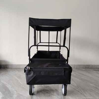 Vehículo plegable plegable con techo extraíble Vehículo plegable utilitario con ruedas giratorias de 360 grados