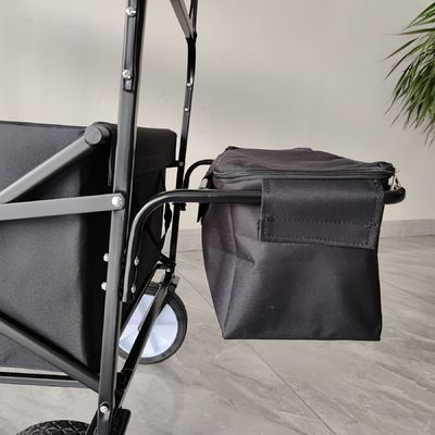 Vehículo plegable plegable con techo extraíble Vehículo plegable utilitario con ruedas giratorias de 360 grados