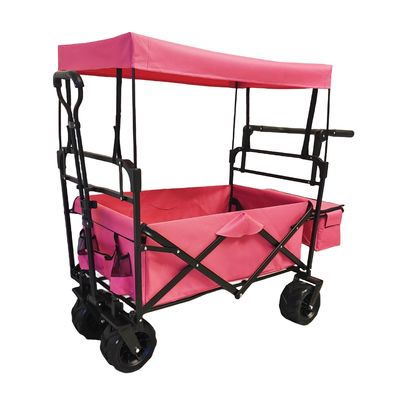 Carruaje plegable para acampar al aire libre con techo plegable