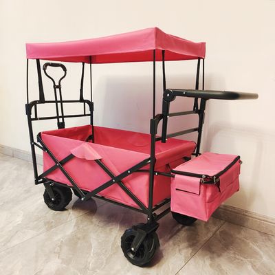Carruaje plegable para acampar al aire libre con techo plegable