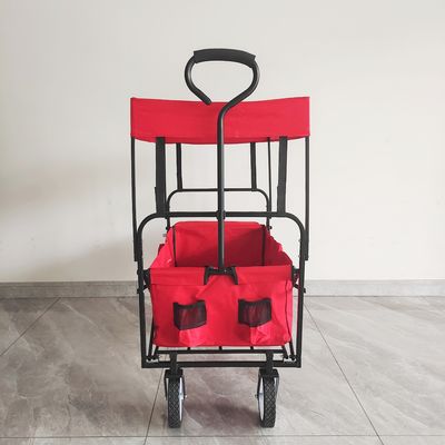 Carruaje de campamento al aire libre con techo para niños Playa de picnic