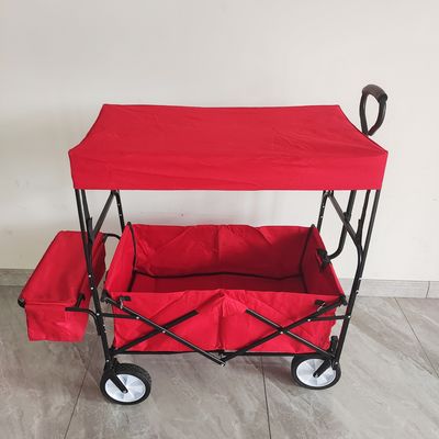 Carruaje de campamento al aire libre con techo para niños Playa de picnic