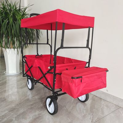 Carruaje de campamento al aire libre con techo para niños Playa de picnic