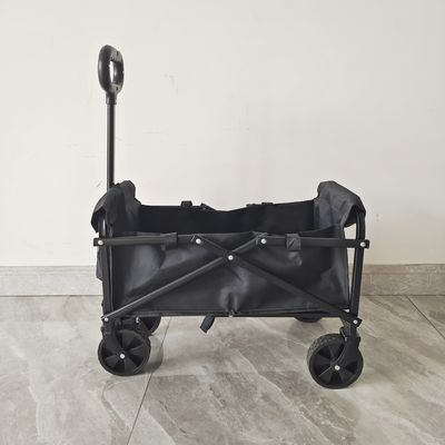 Mini exterior de acero para niños carro de acampar carro de PVC ruedas de almacenamiento carro plegable