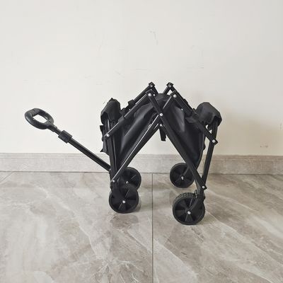 Mini exterior de acero para niños carro de acampar carro de PVC ruedas de almacenamiento carro plegable