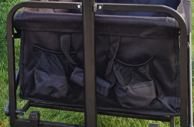 Trolley de vagón plegable de acero con ruedas de PVC de 5 pulgadas