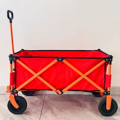 Estilo sencillo Plegable Cuatro caminos de campamento Procesamiento de carretillas portátiles portátiles personalizadas