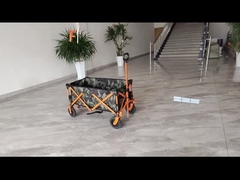 El carro plegable práctico del carro de 4 maneras con O formó el paño robusto de la manija 600D Oxford